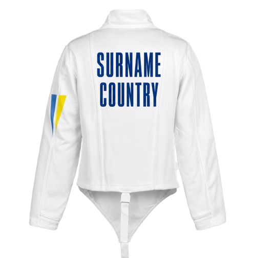 Full-Color Printing Of An National Emblem (3 Pcs), Surname, And Country On The Uniform